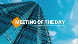 Meeting of the day
