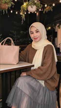 duduk di caffe