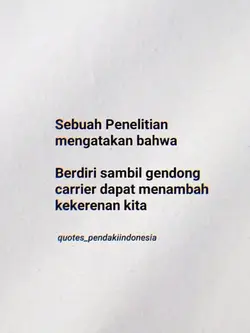 brdiri smbil gendong