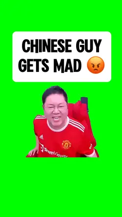 CHINESE GUY GETS MAD