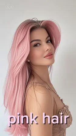 pink hair