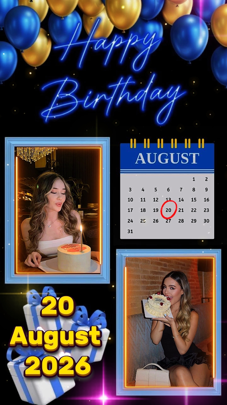 HBD 20 August 2026