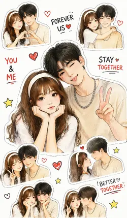 Ai Cartoon couple
