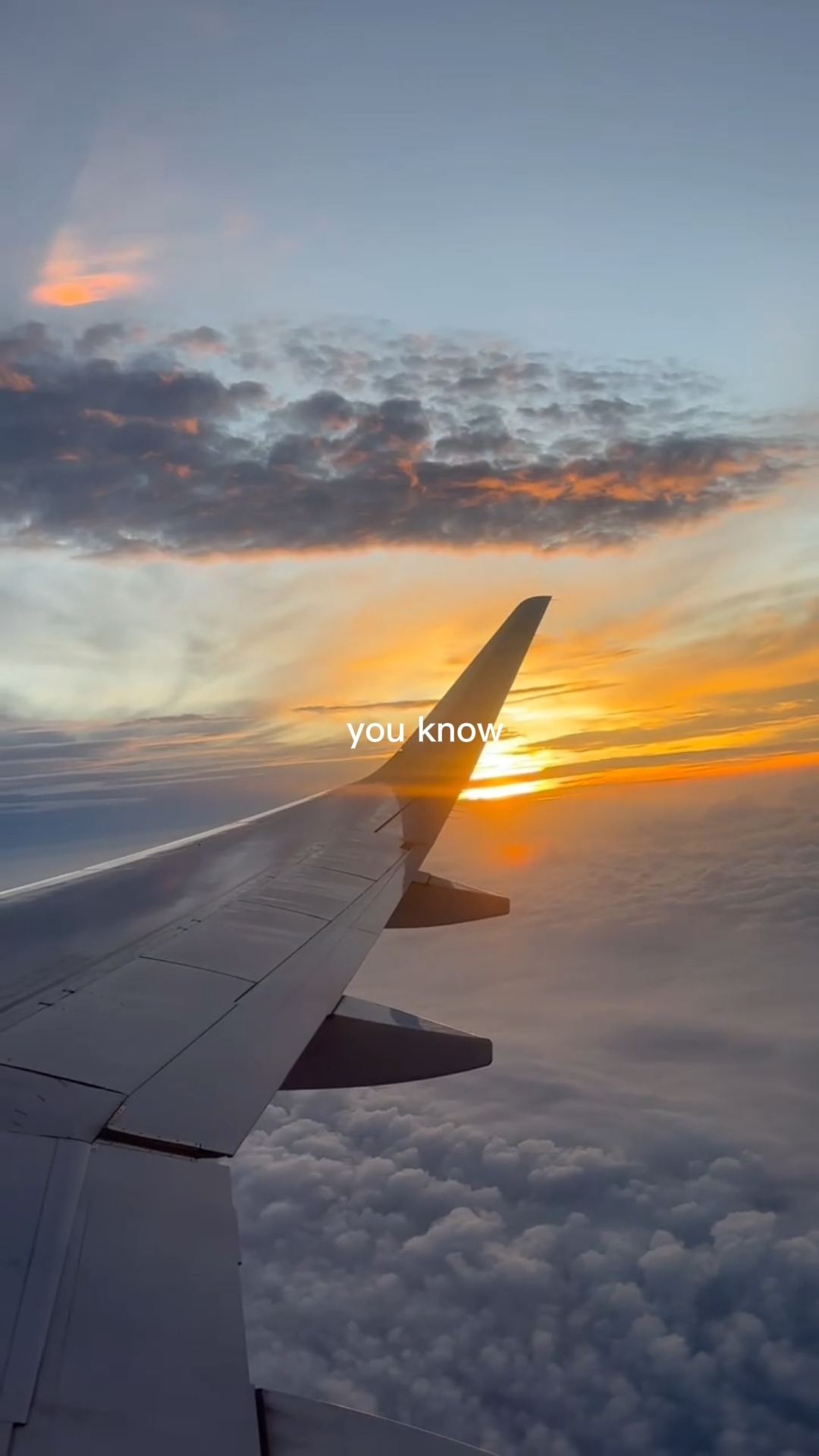 you know, you should