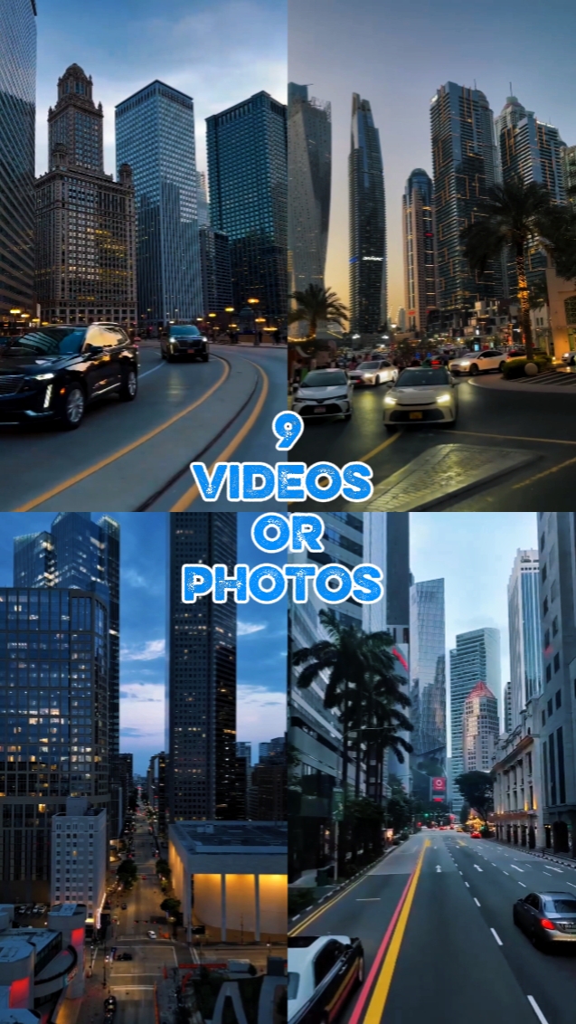9 VIDEOS OR PHOTOS 