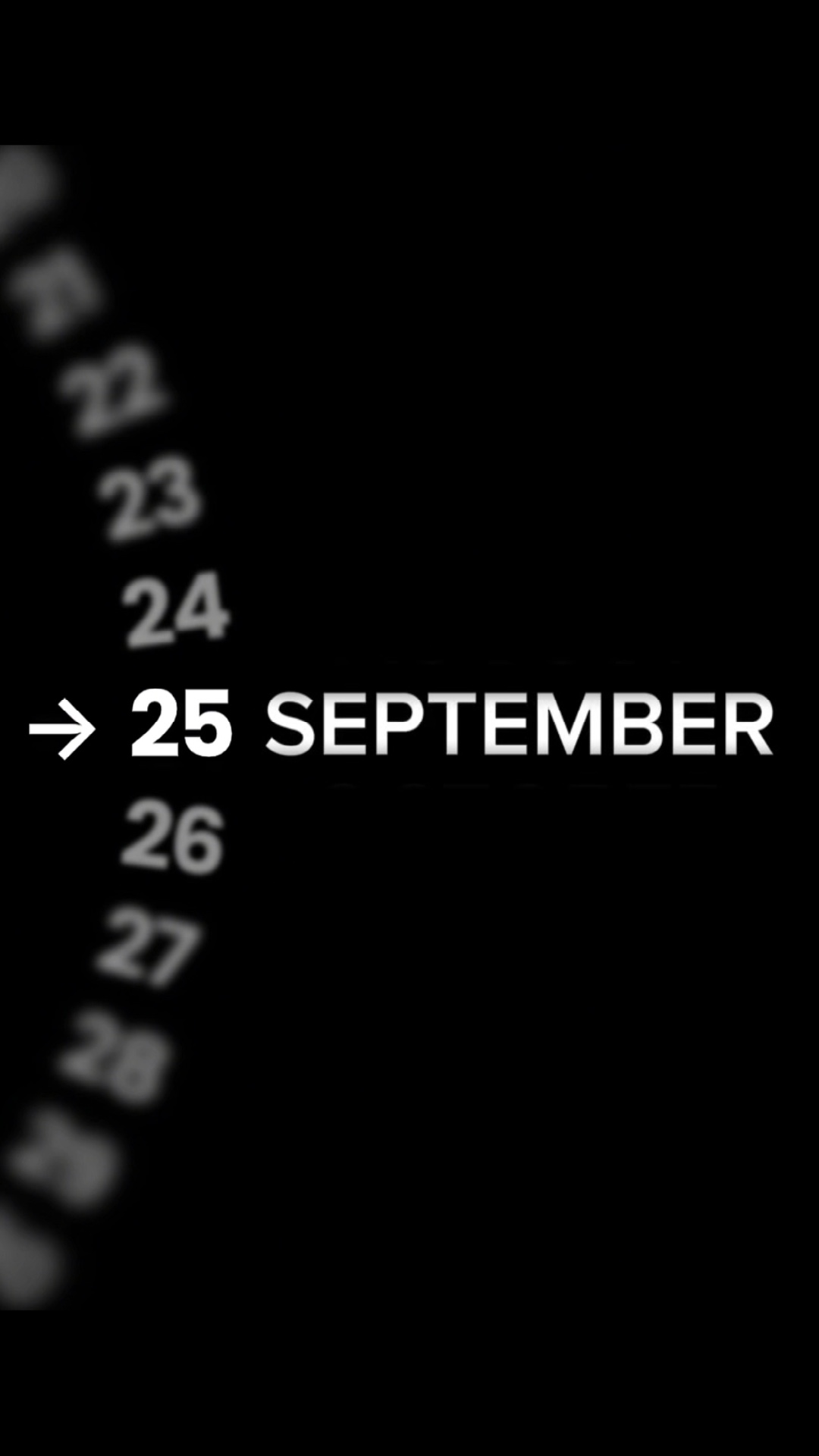 HBD 25 SEPTEMBER 
