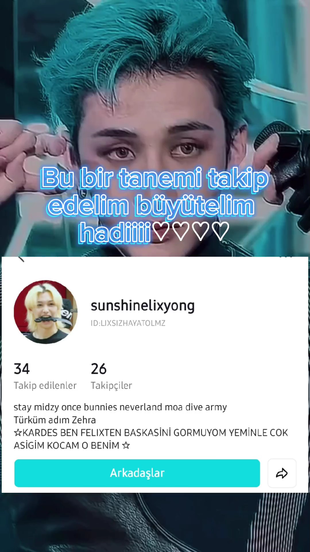 karıcığm takip edinğ