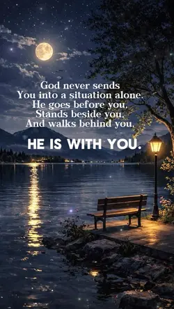 He is with you