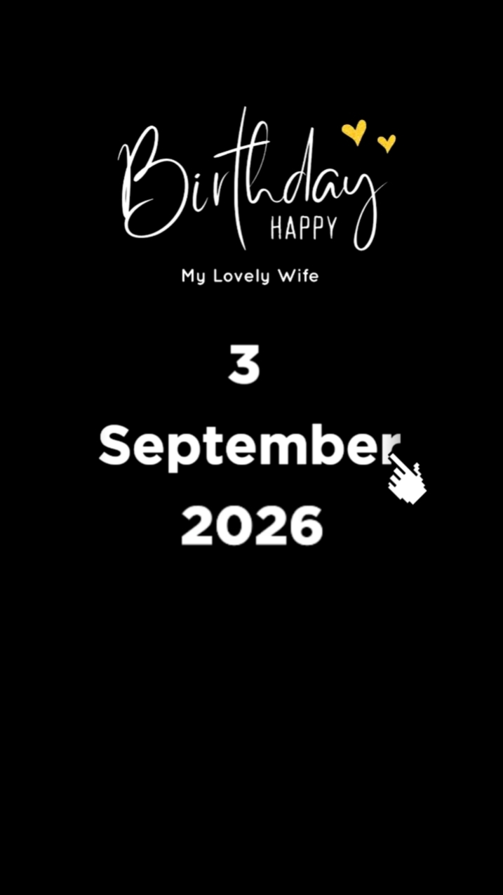 HBD ISTRI 3 SEPTEMBER