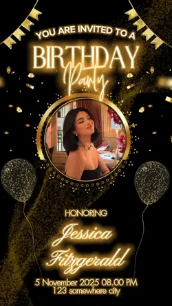 birthday invitation