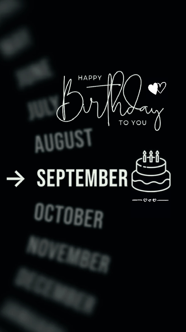 HBD SEPTEMBER 