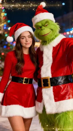 Selfie with Grinch