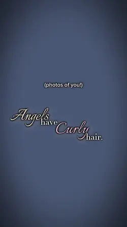 angels curly hair