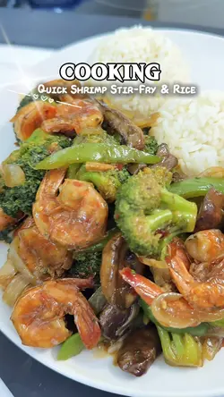 Quick stirfry & rice