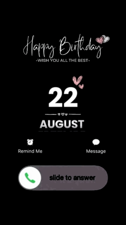 Hbd son 22 august 