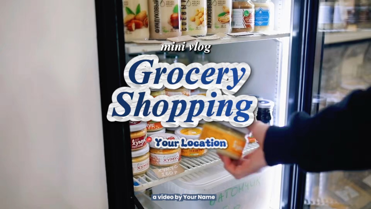 mini vlog | | épicerie