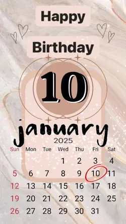 January10, brithday