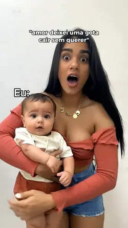 caiu uma gota