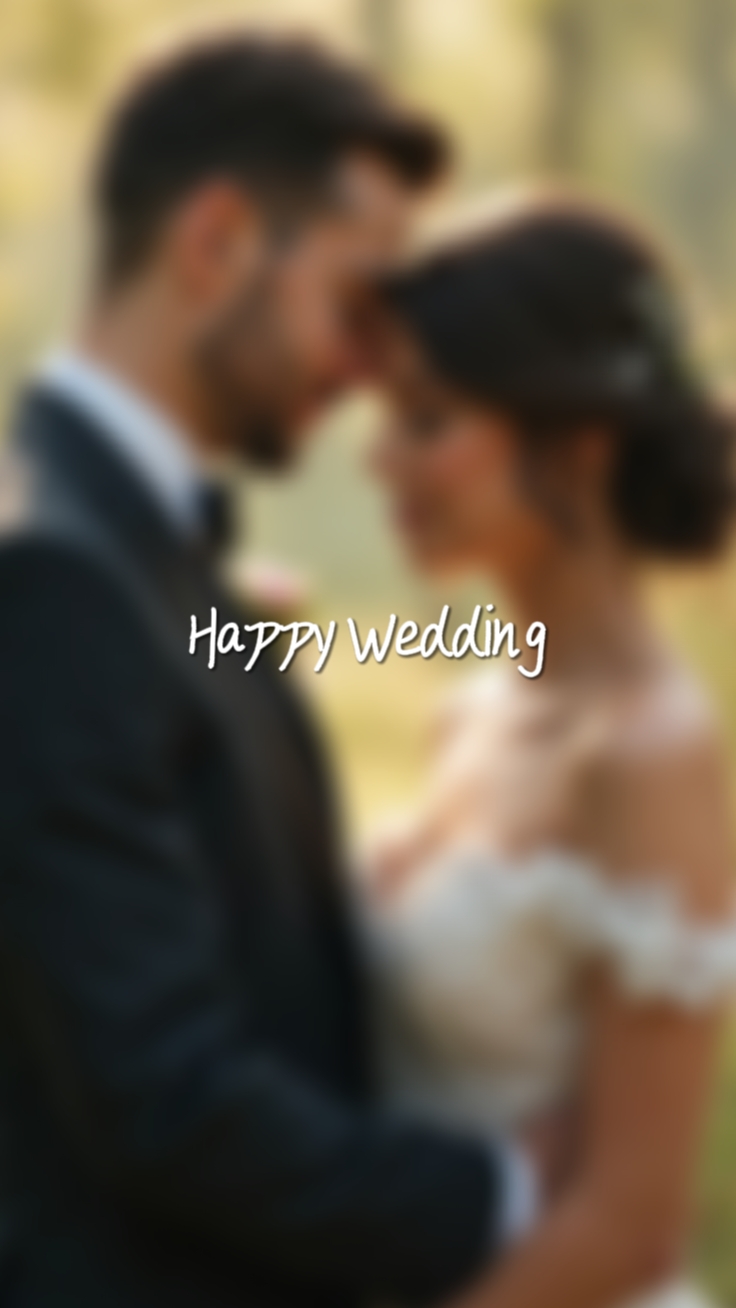 Frohe Hochzeit