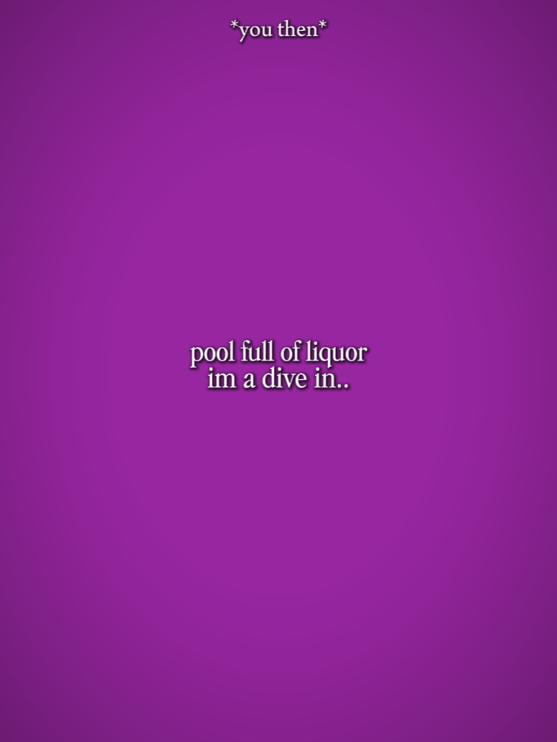 pool full of liquor