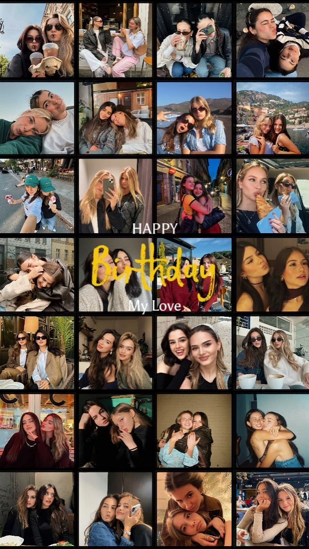 birthday grid
