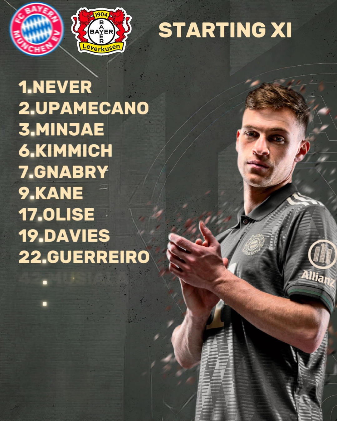 STARTING XI