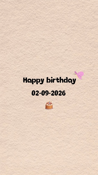 HBD LOVE 2 SEPTEMBER