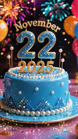 Birthday 22 nov 2025