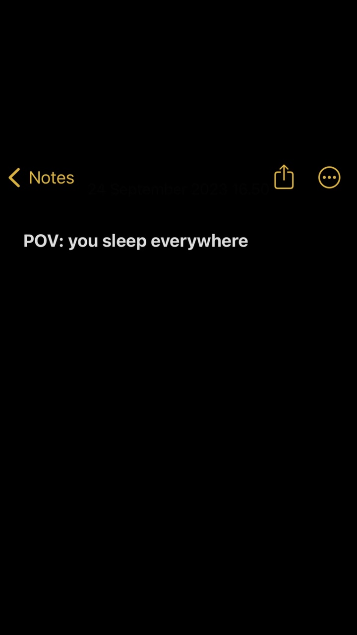 Pov: duermes siempre