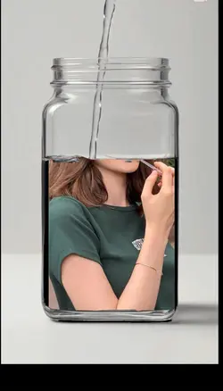 Pour water