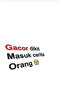 Gacor dikit masuk