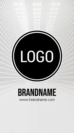 White logo intro