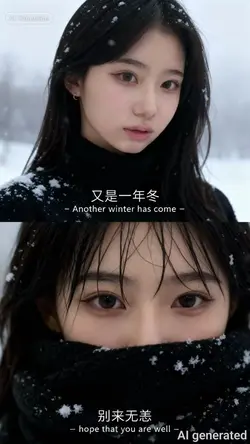 Ảnh AI dưới tuyết