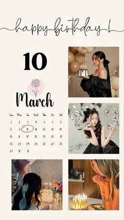 Birthday 10 March 