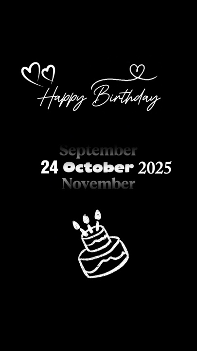 Birthday 24october