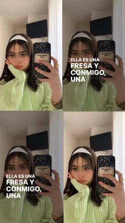 Ella es una fresa