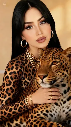 Me and Leopard Photo