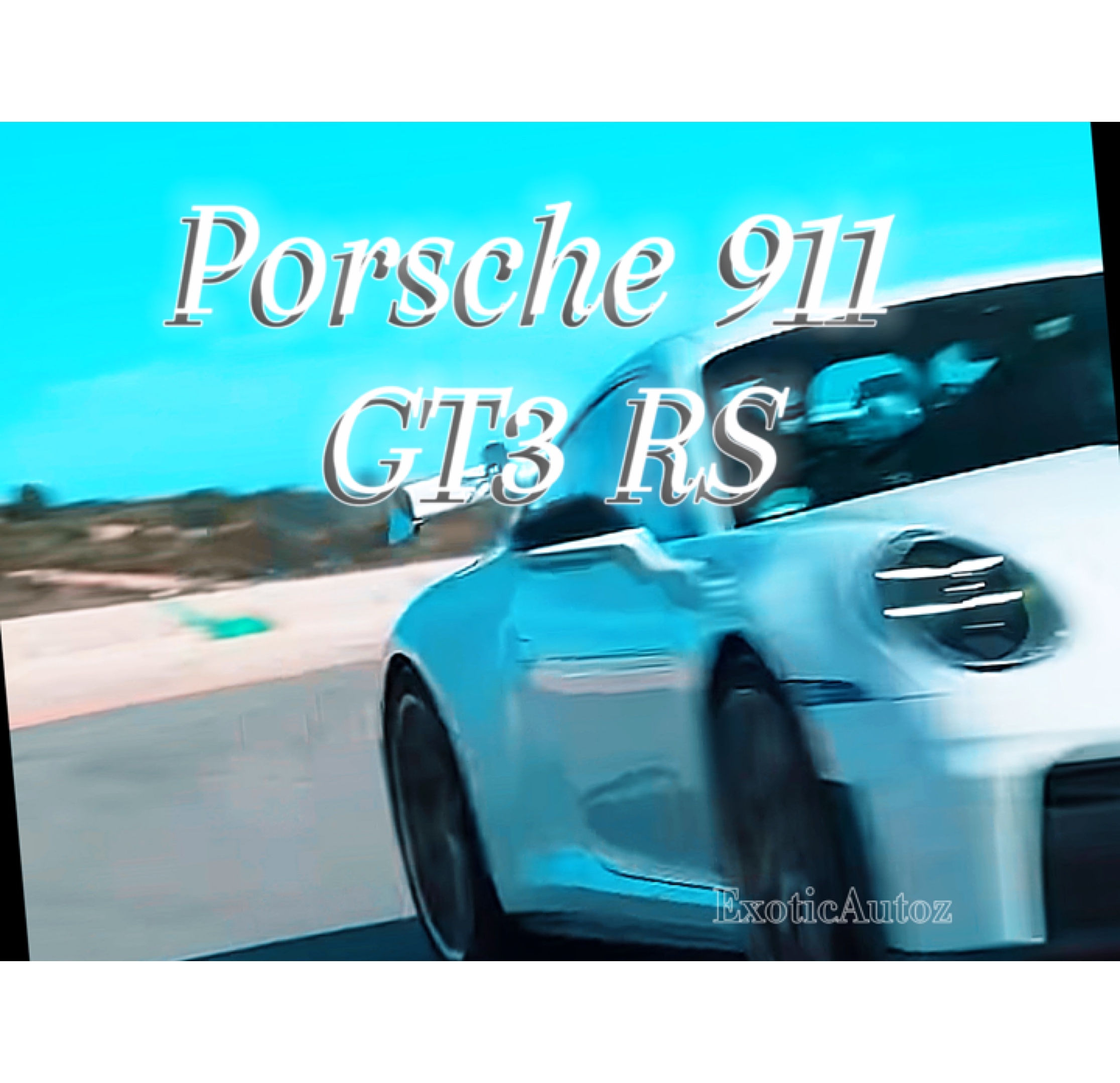 Porsche GT3 RS Bearbeiten