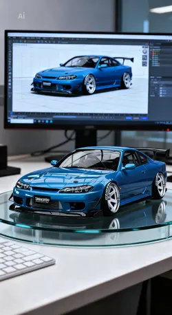 Car Miniatur 3D