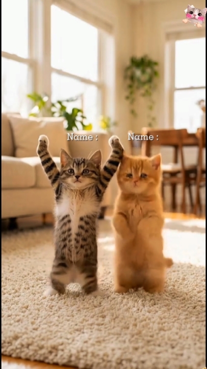 Süße Katze. 