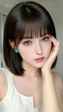 long bob hair effect