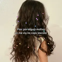 Vc me viu na escola
