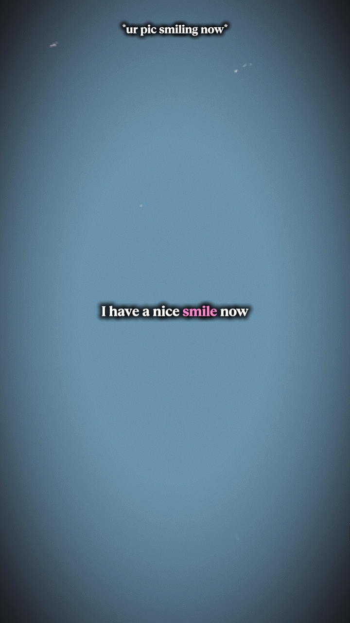 J'ai un joli sourire