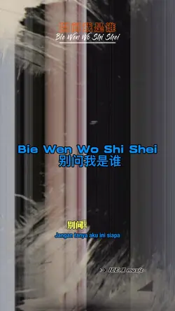 Bie Wen Wo Shi Shei 