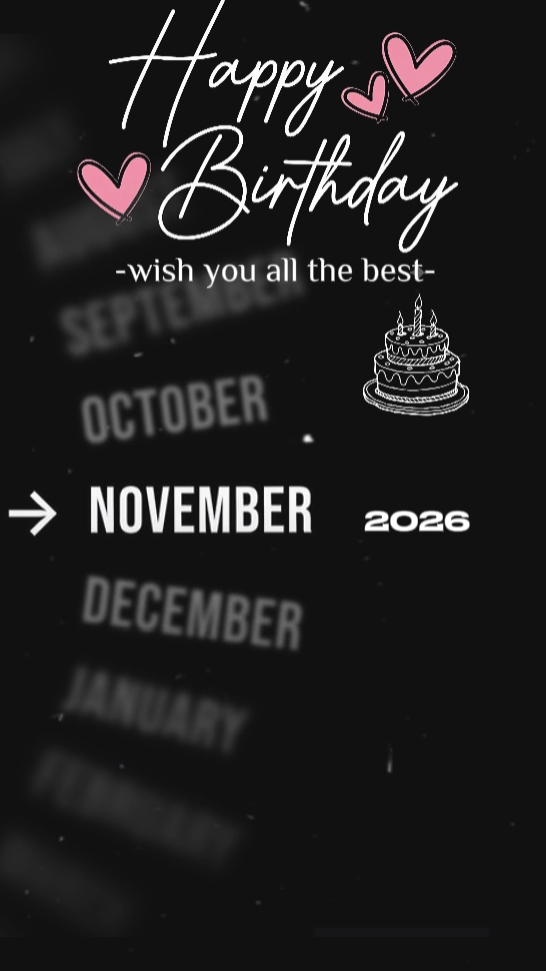 ulang tahun november 