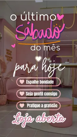 Último sábado loja