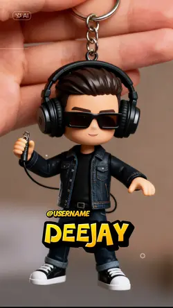 DJ Keychain