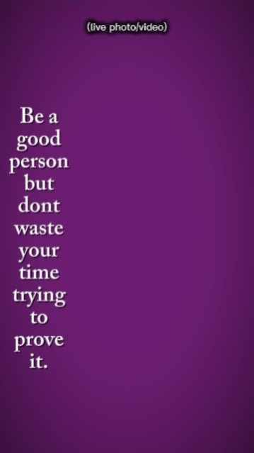 be a good person 