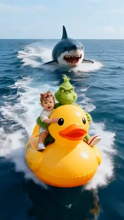 Shark chasing