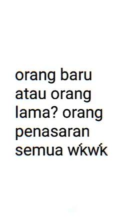 ORG LAMA ATAU ORG